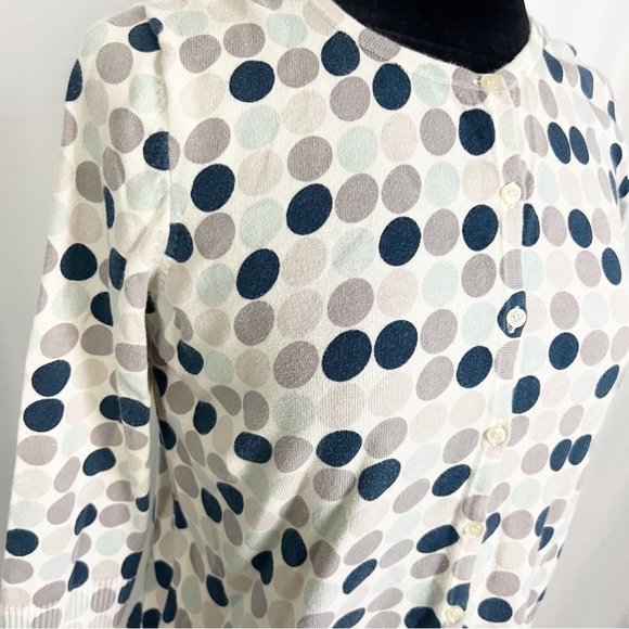 😻Ann Taylor Polka Dot Cardigan - Picture 2 of 7